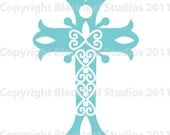 Cross Communions, Baptism trinity, holy cross, christianity, religious symbol, ornate scrapbooking - Personal and Commercial Use Clip Art
