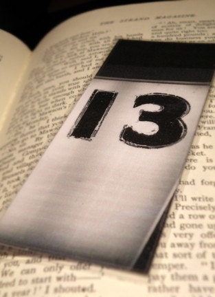 Thirteen Photo Laminated Bookmark