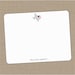 Personalized State and City (you pick) Flat Notecards