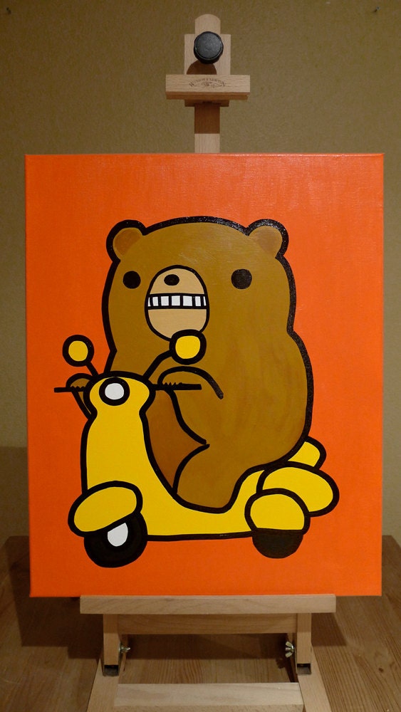BEARPED - 16x20 - original painting