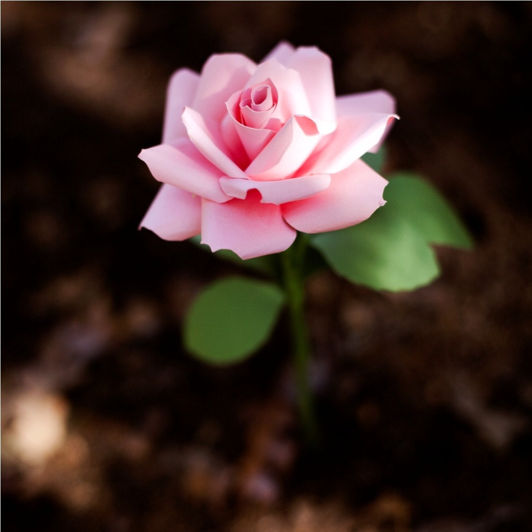 rose bouquet - custom paper flowers for wedding - bride or toss bouquet