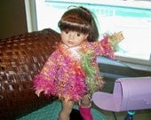 Hand Knit Sweater for 18 inch dolls,free shipping