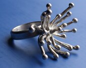 Silver Tendril Ring