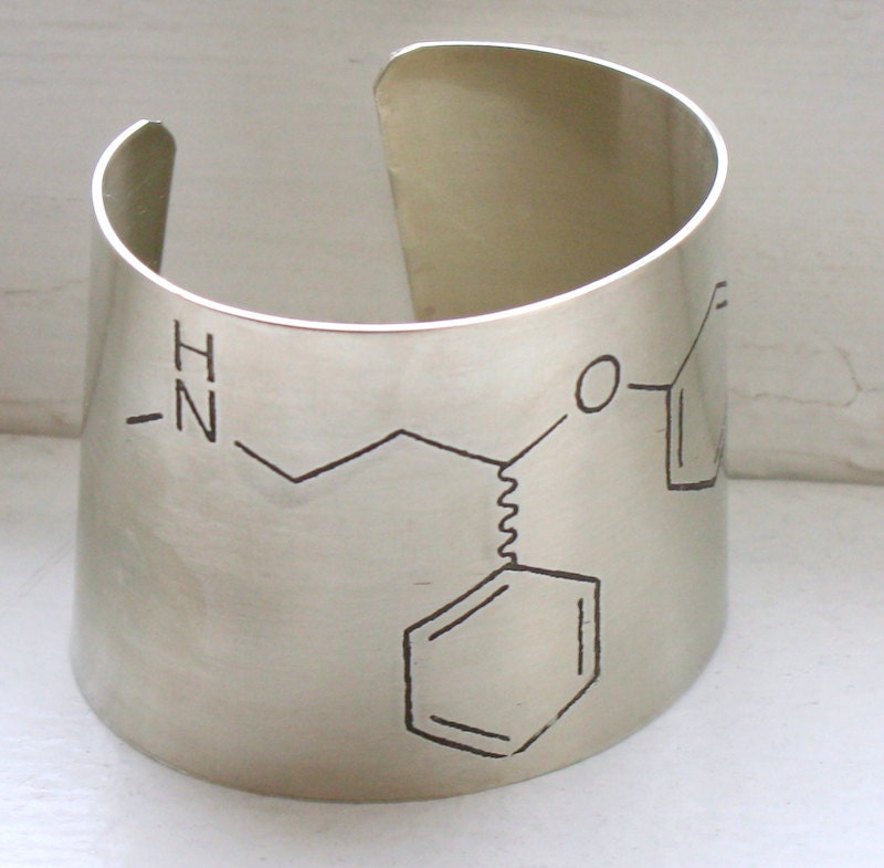 Prozac Molecular Cuff Bracelet