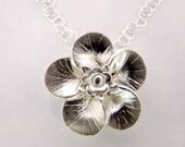 Necklace - Large Forget Me Not Flower