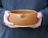 Made to order - The butterfly yarn bowl, hand thrown custom pottery yarn bowl