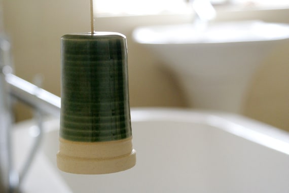 Made to order - Set of two pottery bathroom light pulls in your choice of colour