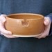 Made to order - The butterfly yarn bowl, hand thrown custom pottery yarn bowl