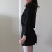 beaded flapper 1930 tap jacket . black tie magicians assitant performer wear .small.medium .sale