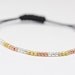 Three golds  beads  friendship bracelet