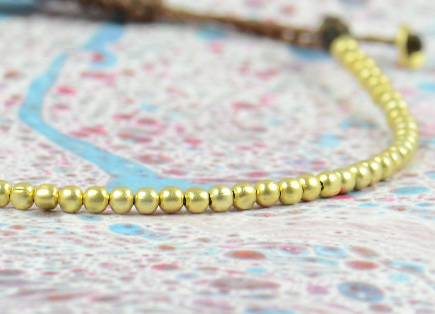 Gold Beaded
