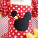 Minnie Mouse inspired costume tutu dress size 7 Halloween Costume Custom boutique