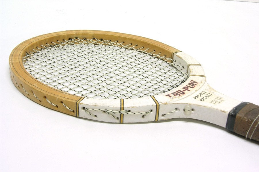 Vintage Tru-Play Paddle Racquet
