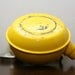 Vintage Retro Yellow Metal Tea Kettle