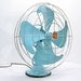 Refurbished Vintage GE Blue Oscillating Electric Fan