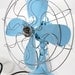 Refurbished Vintage Robbins & Myers Blue Oscillating Electric Fan