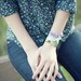 The Cupid Package - 5 Elastic Hair Ties that Double as Bracelets by Mane Message on Etsy
