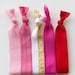 The Cupid Package - 5 Elastic Hair Ties that Double as Bracelets by Mane Message on Etsy