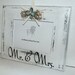 Beach Wedding Frame with Starfish Mr & Mrs Shabby Chic Coastal Decor