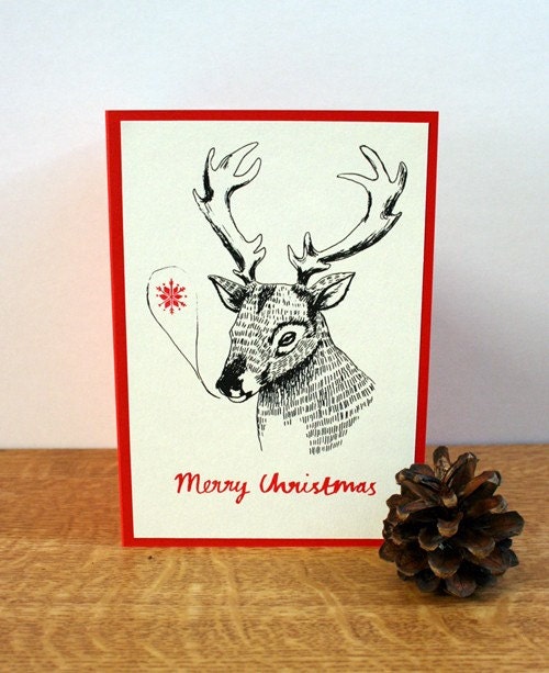 Merry Christmas Deer card