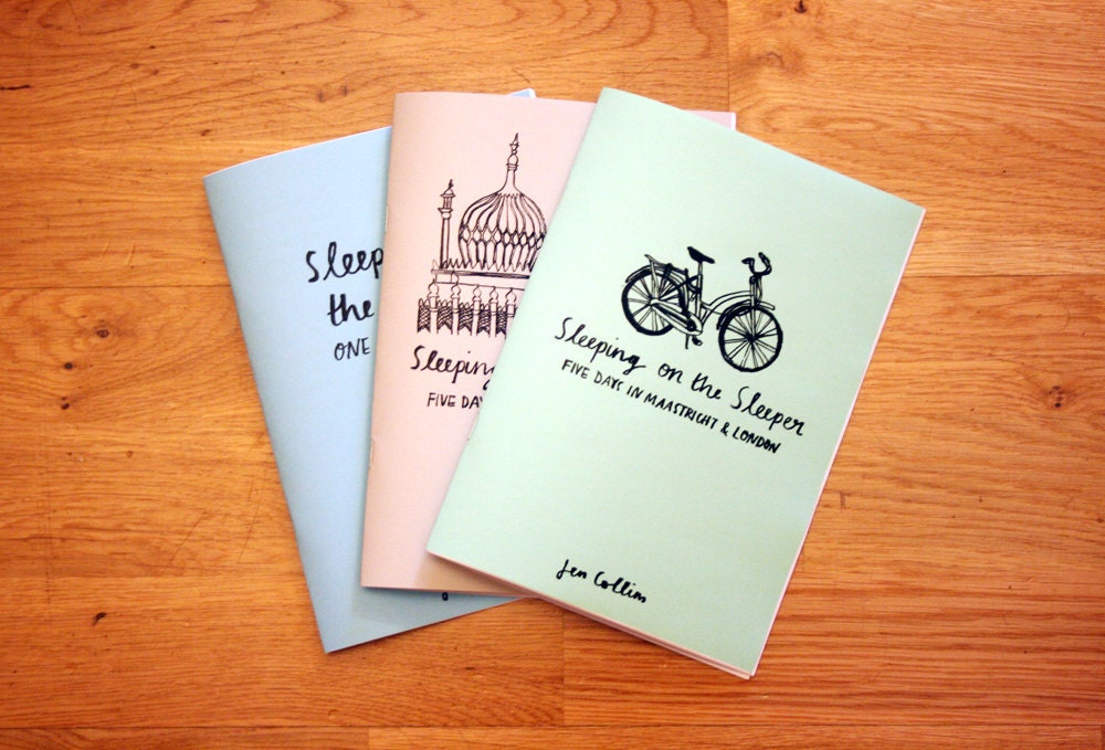 Sleeping on the Sleeper - three zine package