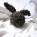 SALE - Spring Cleaning Crochet Dust Bunny Toy in Fluffy Brown - 50 PERCENT OFF