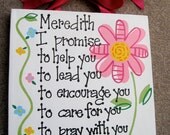 Baby Quote Nursery Custom Canvas Sign