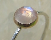 Rainbow Moonstone Ring - Made To Order
