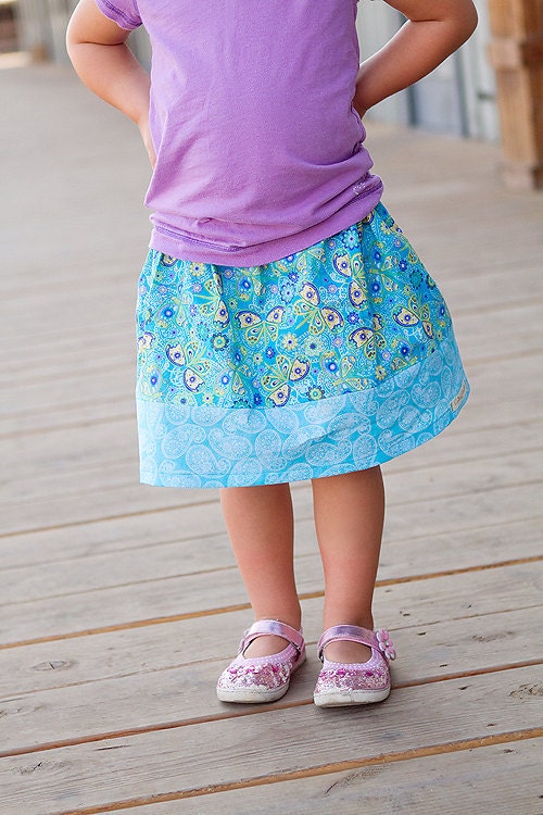 ALL SKIRTS - Buy One Get One 50% Off - Chasing Dragonflies Twirl Skirt - sizes newborn - Girls 8