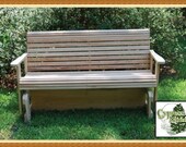 Wooden Outdoor Glider (FREE SHIPPING)