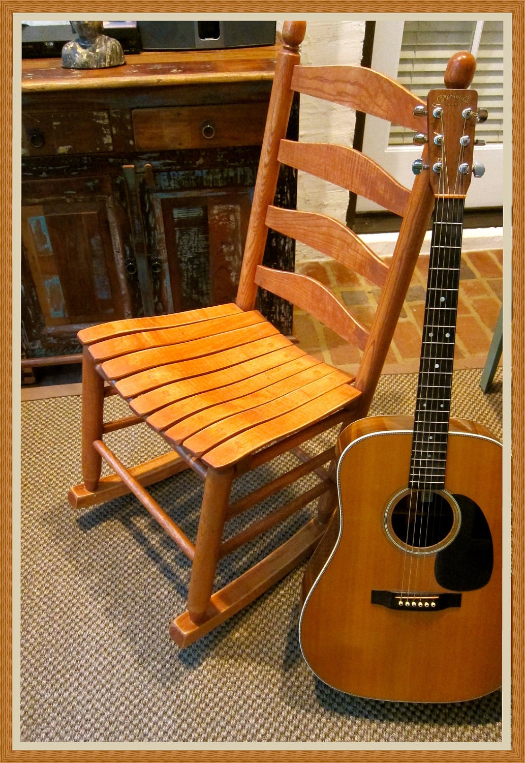 Armless Rocking Chair