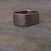 Copper Wide Ring Antiqued Ripple Band Wedding Band Wedding Ring