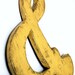 Photo prop Wedding sign - ampersand sign - wall art - vintage style sign cottage decor