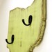 Ohio wall decor key hook home organization SPRING GREEN