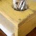 kitchen table organizer napkin holder salt pepper mason jar Earth Yellow