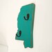 home decoration wood sign Mississippi key hook turquoise cottage decor You Choose Color