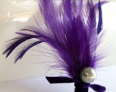 Simply Elegant Royal Purple Boutonniere