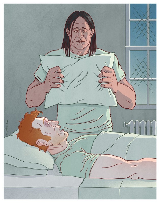 One Flew Over The Cuckoo's Nest 11 x 14 Print - Ken Kesey