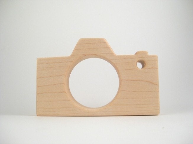 Camera - Teething Toy - Natural Baby Teether