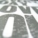 LETTERPRESS PRINT - Every day I love you - quote GREY typography poster 8x10