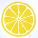 PRINT - Lemon YELLOW LINOCUT citrus 8x10 letterpress