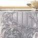 1920s silver and brass floral repoussee evening wallet purse