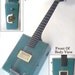 Reserved for Darren Radbourne only...ooak handcrafted  6 string vintage suitcase electric guitar - a greg willert original -
