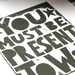 Motivational Print You Must be Present to Win Fine Art Print 11x14