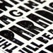 Jorge Borges Library Quote bibliophile Inspirational Fine Art Print Raw Art Letterpress Black Fine Art Print