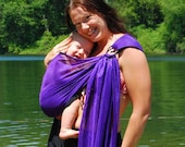 Ring Sling Baby Carrier Mesh Water Sling Royal Purple for Pools, Beach Vacation, Shower - Made to Order
