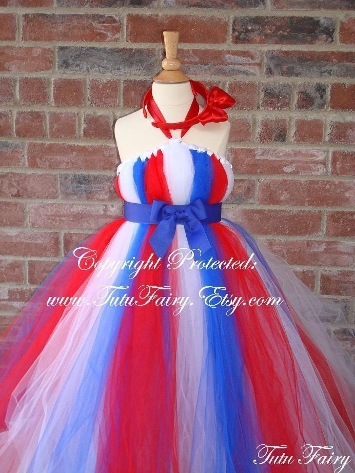 American Girl Tutu Dress.... Picture perfect outfit.... 4th of July.... American Girl Party or Just because its so darn cute