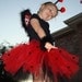 Ladybug Tutu Costume. Newborn-5t. 3 piece set.