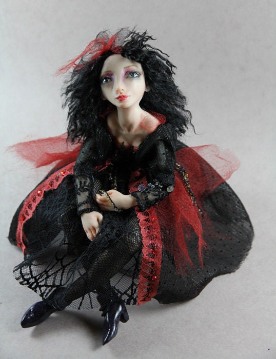 OOAK Art Doll Fortune Teller Clarice