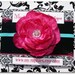 PERFECT Photo Prop SET-  Turquoise BLOOMER You pick your Size and Matching Photo Prop Headband-MY2Lilpixies